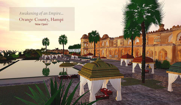 Orange County Hampi is now open on the very outskirts of Hampi © Orange County Resorts