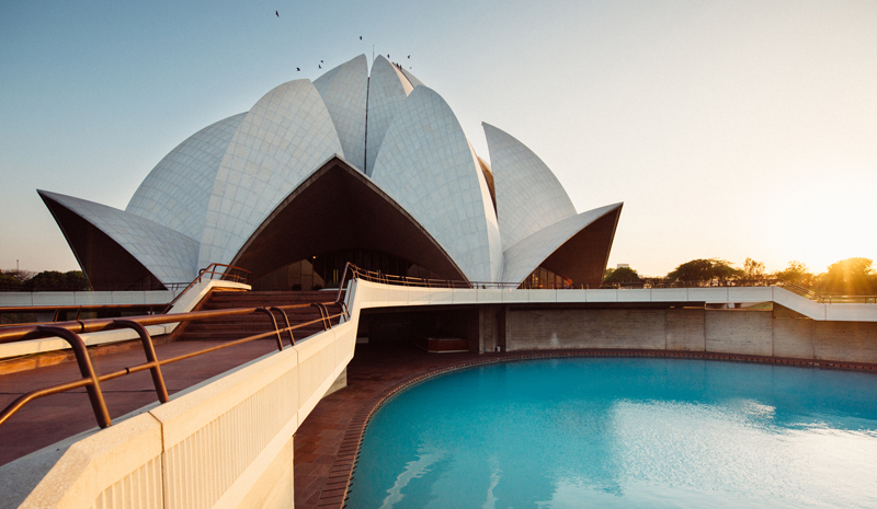 Landmarks in India | Lotus Temple