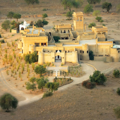 Mihir Garh from ariel view