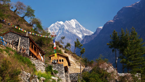 image of a valley in Nepal