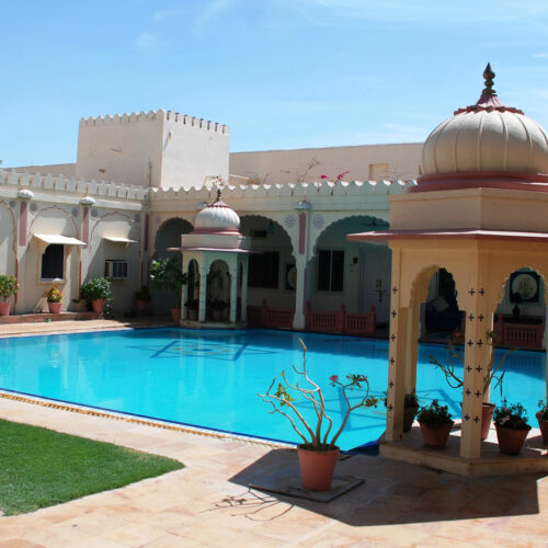 Poolside at Rohet Garh