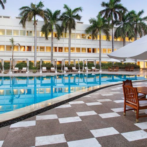 Poolside at The Claridges