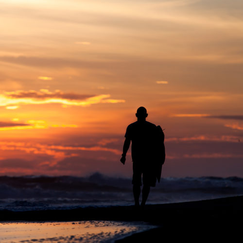 surfers silhouette