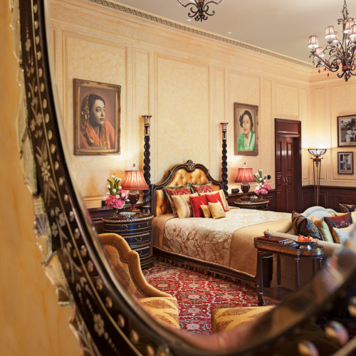 taj-rambagh-palace-view-of-a-bedroom-from-a-mirror